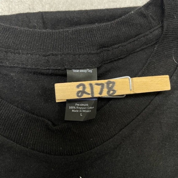 Rod Stewart Tour 2014 Graphic Tee Thrifted Vintage Style Size L - Picture 8 of 8